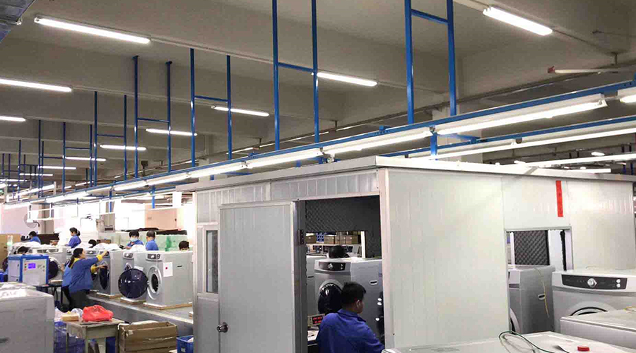 金環(huán)電器如何保證客戶收到的滾筒干衣機運行時無異響？