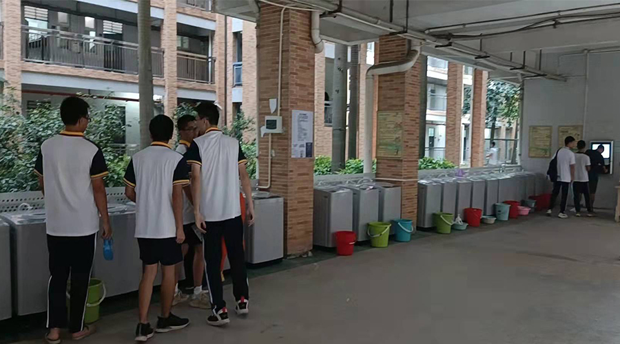 好評續(xù)單！江門一中學(xué)校持續(xù)追加共享洗衣機(jī)！
