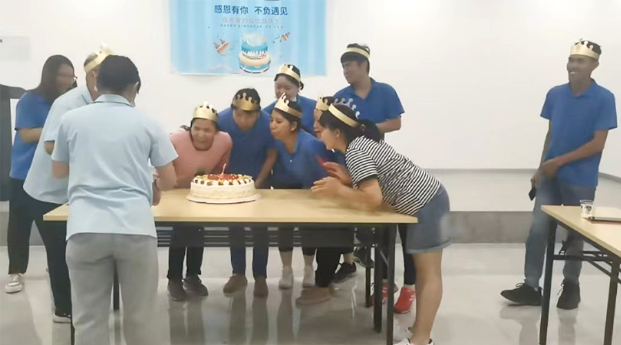 金環(huán)電器6月份員工生日會  美好如約而至！